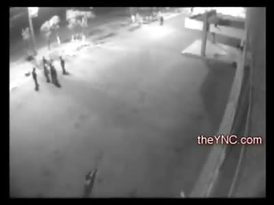 Man in Parking Lot KO'd, Robbed and left on the Concrete