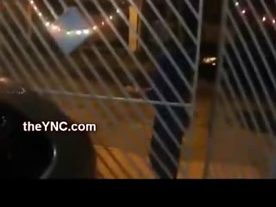 Man Has His Hand Completely Blown Off by Firework (Slow Motion Added to End of Video)