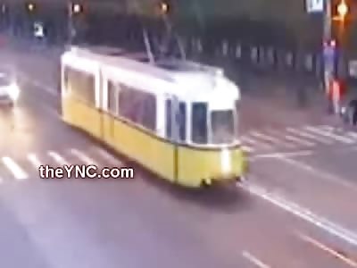 Lady Ran Over and Killed at Crosswalk