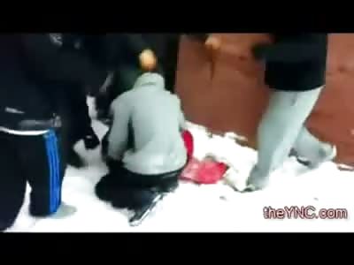 Asian Boy Brutally Beaten by Gangin Chicago, Police looking for the Assholes that Did It