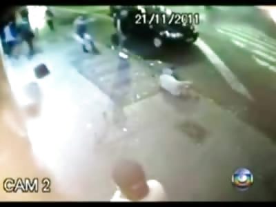 Crazy Man Executes One and Paralyzes another Who Cant Pull the Trigger to Kill Him