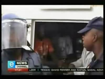 Defiant African Man Fights with Police and is Shot to Death on Camera