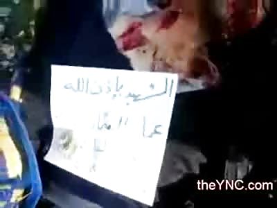 Group of Youth had their Heads Blown Off and Messages left on their Chest