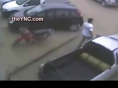 Crazy Pit-bull Attacks Illegal Immigrants