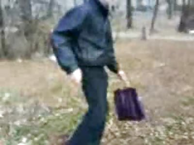 Dance Motherfucker!! Part 2, Boy forced to do the Irish Jig by Gun Toting Tough Guy