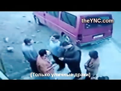 Crazy Double KO by Pissed off Russian