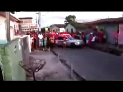 Pretty in Pink....Girl Stabbed to Death Wide Eyed on the Street