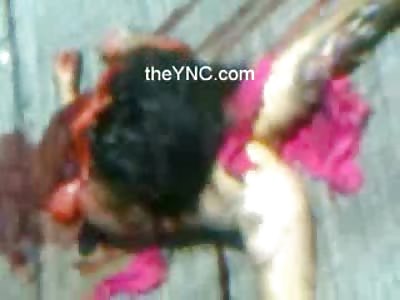 WEEKEND UPDATE: Young Filipino Girl Decapitated wearing Skimpy Clothes and spread Eagle on the Pavement (Hit and Run)