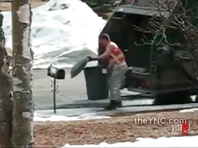 LMFAO: Pissed off Roid Raging Garbage Man