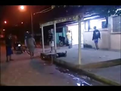 Man Shot in the Face during Live News Report while the Camera still Rolling....