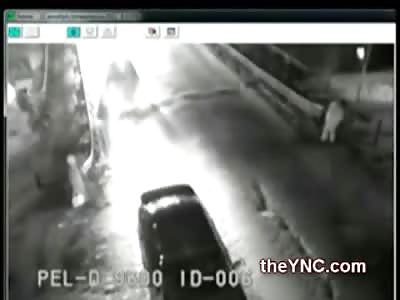 Man Trips and Gets Brutally Run Over by Car on Street