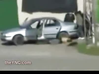 Murder Enemy and Torch his Car like a Boss