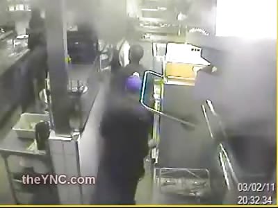 Man Viciously Attacks Co-Worker with a Hammer