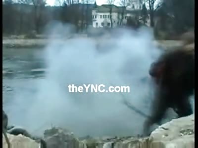 Fireworks Accident gone Wrong...Boy blows his Hand off in Nightmarish Accident..(Watch Slow Motion)