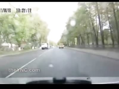 Little Kids not looking Both Ways are Brutally Hit Crossing the Road by Car