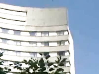 Another Angle of Female Suicide Jump from Balcony