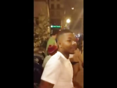 White Boy in the Ghetto robbed of his Car Keys and then KO'd by a Group of Lawless Criminals