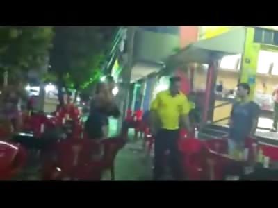 Pretty Boy had Enough...Knocks Out Hot Blonde in High Heels with Quick Right Hand