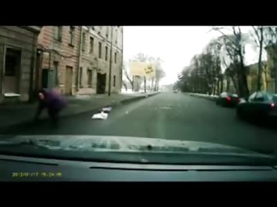 Super Grandma...gets BLASTED and just wants to Continue on her Way