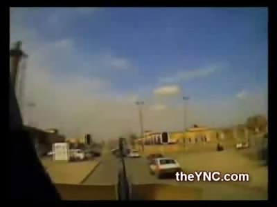 Blackwater Vehicle Runs over Iraqi Woman and Keeps Driving as She Dies on the Road