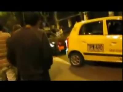 Crazy Woman takes Matters into her Own Hands to get her Car out of Tight Area