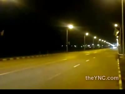 Brutal Head on Collision.....Biker Annihilated 