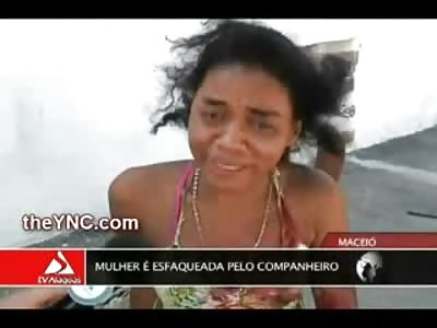 LMAO: Pretty Girl Stab Bleeding Like Crazy Still Tries to be Sexy While Being Interviewed