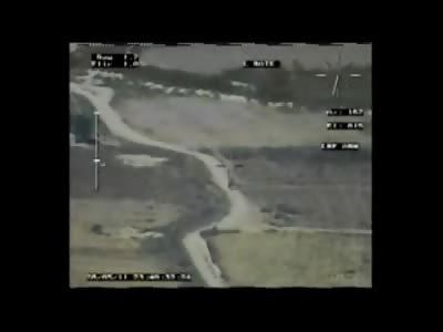 Man on a little Bike takes 30mm Round from A-10 Warthog (Watch Slow Motion)