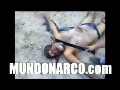 Lookout Man for Drug Cartel is Slowly Decapitated by Zeta Members