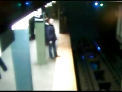 Very Calm Man Ends his Life in NYC Subway Station....