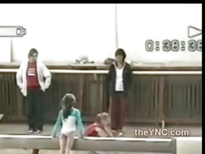 Why Russian Gymnastics are so Dominating...Beacause the Teachers Whoop Little Girls Asses Who Can't Get it Right...WTMF?!?!?