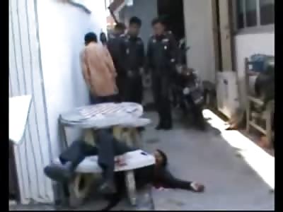 Police Officer Killed himself with Pistol to the Head as his fellow Officers Look On