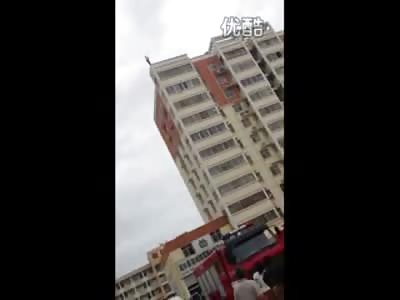 The Ending....Teen Girl Kills herself from High Rise Building with Audience Watching..