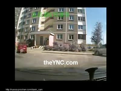 Little Boy runs from his House into the Street, Big Mistake