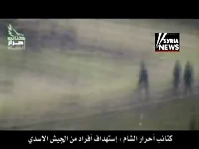 Soldier killed by Landmine in Front of his 2 Luckier Soldiers 