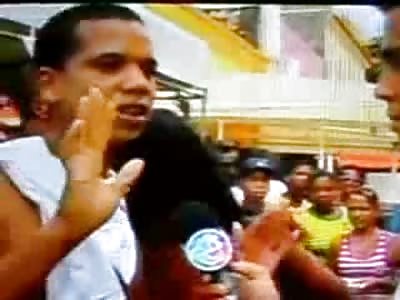 Gay Man vs Pile Drives Transsexual to the Pavement 