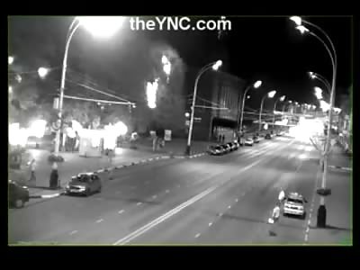 Death of Pedestrian: Man Standing in the Street is Killed Instantly by Speeding Car