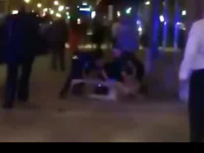 Naked Dude on Bath Salts Knocks a Cop Out and Takes off Running Naked Down the Street