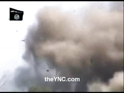 Devastating IED Disintegrates Jeep and sends Man Hundreds of Feet into the Air