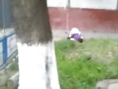 How did she end up like That?? Drunk Woman left in Strange Position after Party..