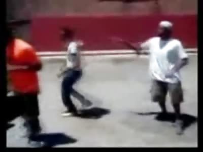 Crowbar Cracks Skull in this Wild Black on Black Malay