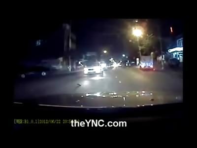 Mom proves she can Fly, Killed instantly Walking with her Son on the Street (Watch slow motion)