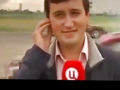 Reporter Nearly Killed When he's Hit by Nascar Vehicle Trying to Show Off