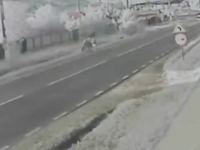 Man and his Cow Killed Instantly on Brutal Impact