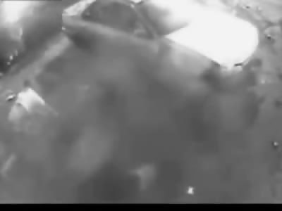 WOW: Lucky Man is Sent Flying Through his Sunroof When Car Flips