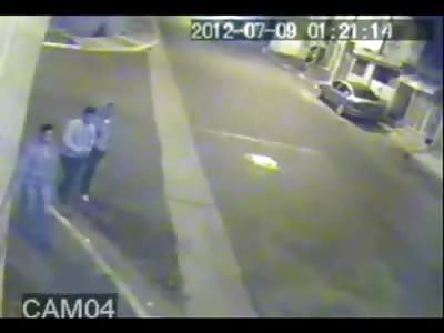 Couple on a Bike Never Saw it Coming....A BUS that is