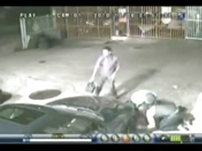 Man Brutally Executed in Parking Lot with Dozens of Bullets as he Dies in Girlfriends Arm