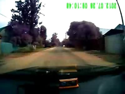 Couple get Closer than they Want on their Bike Ride....