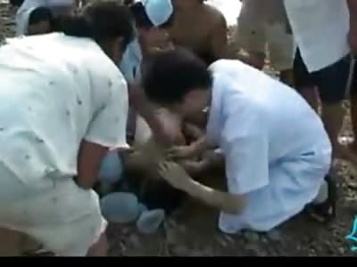 Poor Parents Mourning the Death of Two Small Boys that Drown