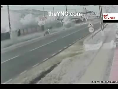 Man and his Cow go out Together in Spectacular Fashion 